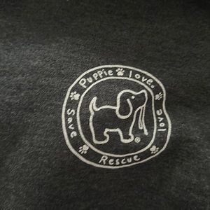 Dark Grey Puppy love sweatshirt